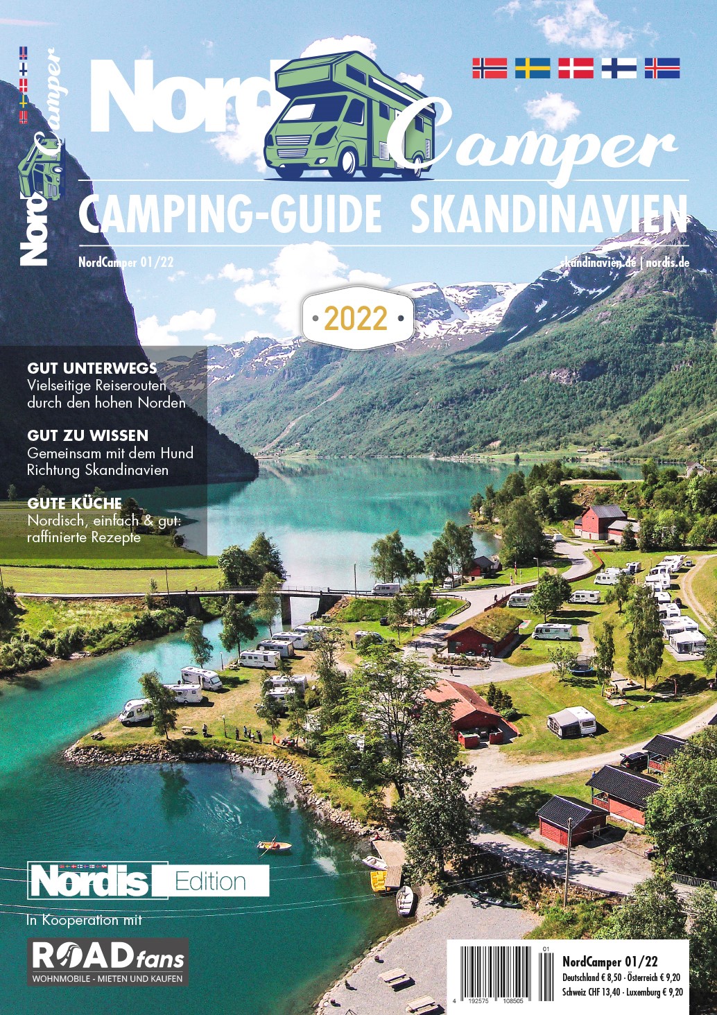 NordCamper 2022 – Camping-Guide Skandinavien
