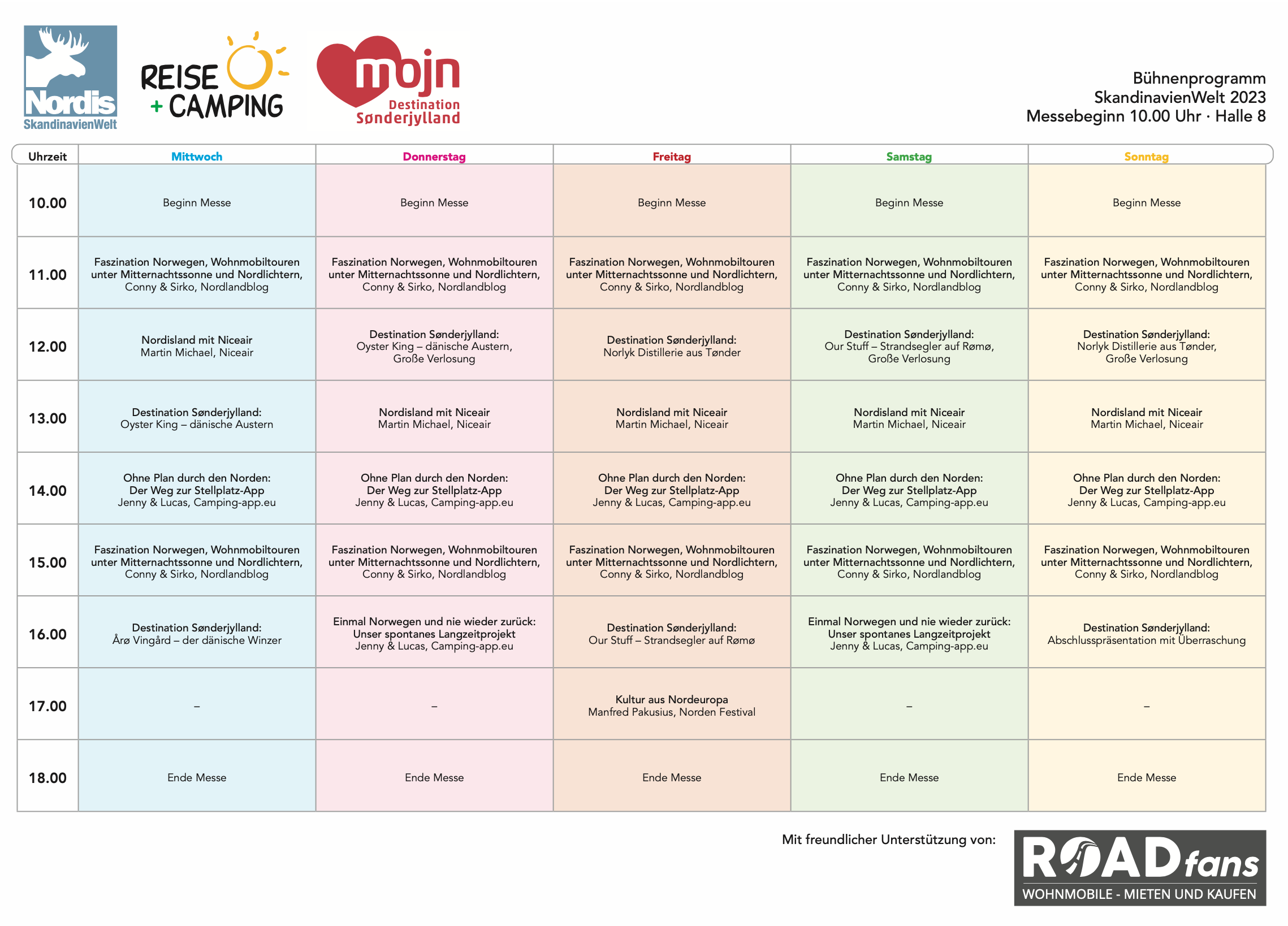 Bühnenprogramm Essen 2023