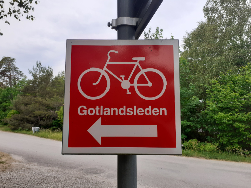 Wegweiser Gotlandsleden 