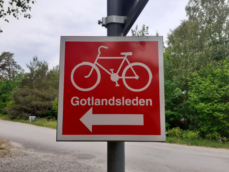 Wegweiser Gotlandsleden