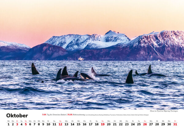 AUSVERKAUFT Wandkalender: Skandinavien 2025 - Wasserwelten – Bild 11