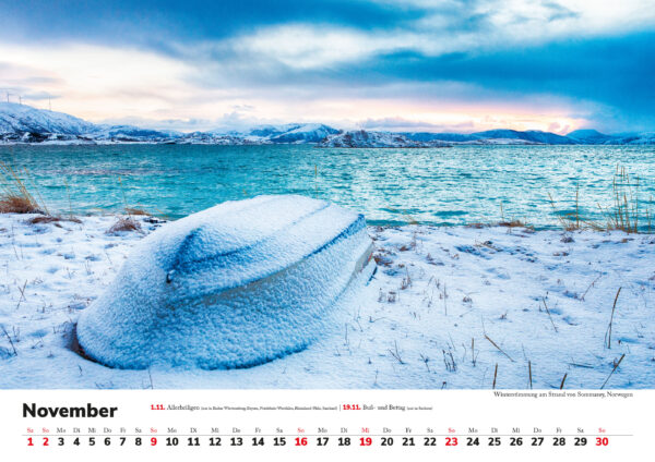 AUSVERKAUFT Wandkalender: Skandinavien 2025 - Wasserwelten – Bild 12