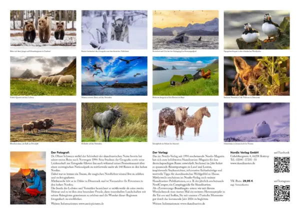 Wandkalender: Skandinavien 2026 - Tierische Momente – Bild 14