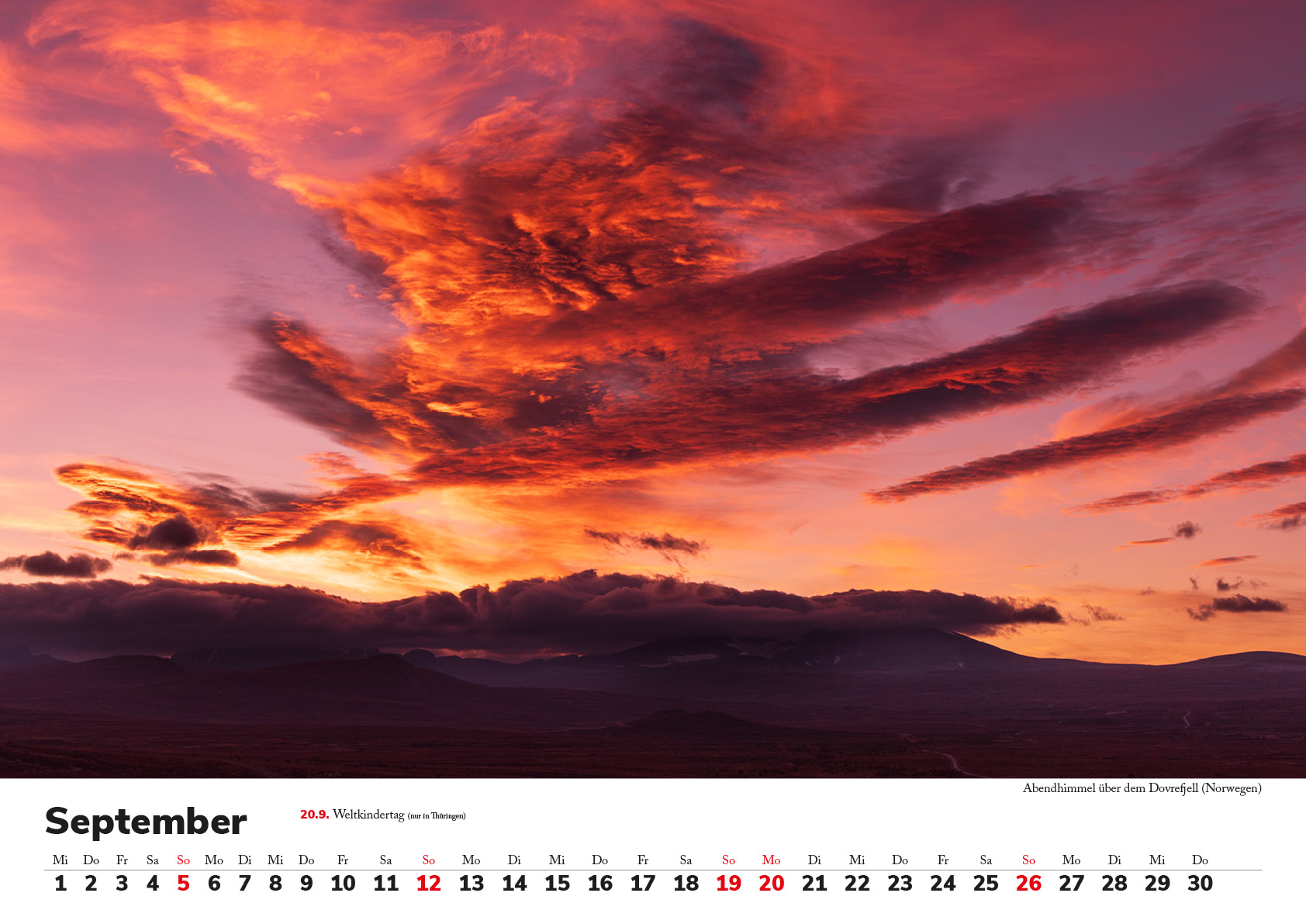 Wandkalender: Skandinavien 2027 - Sonnenseiten – Bild 10