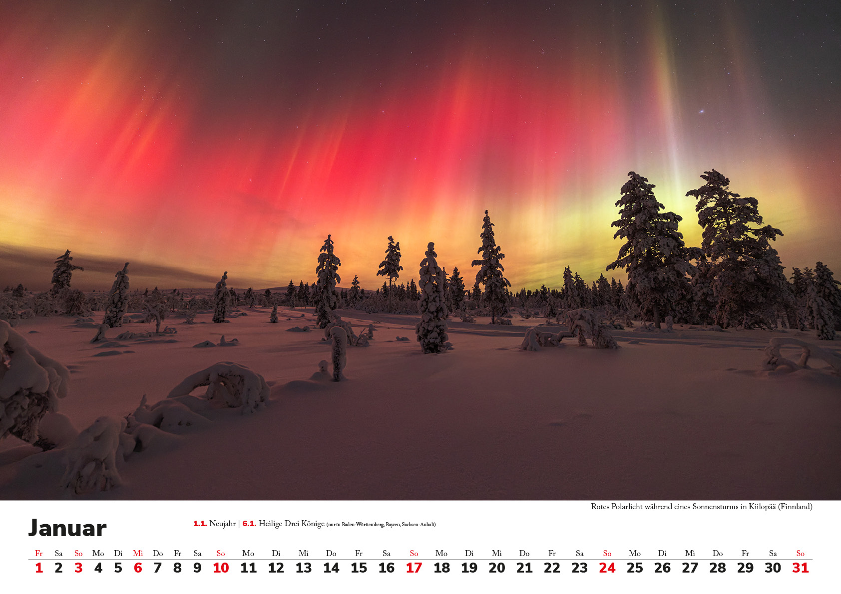 Wandkalender: Skandinavien 2027 - Sonnenseiten – Bild 2