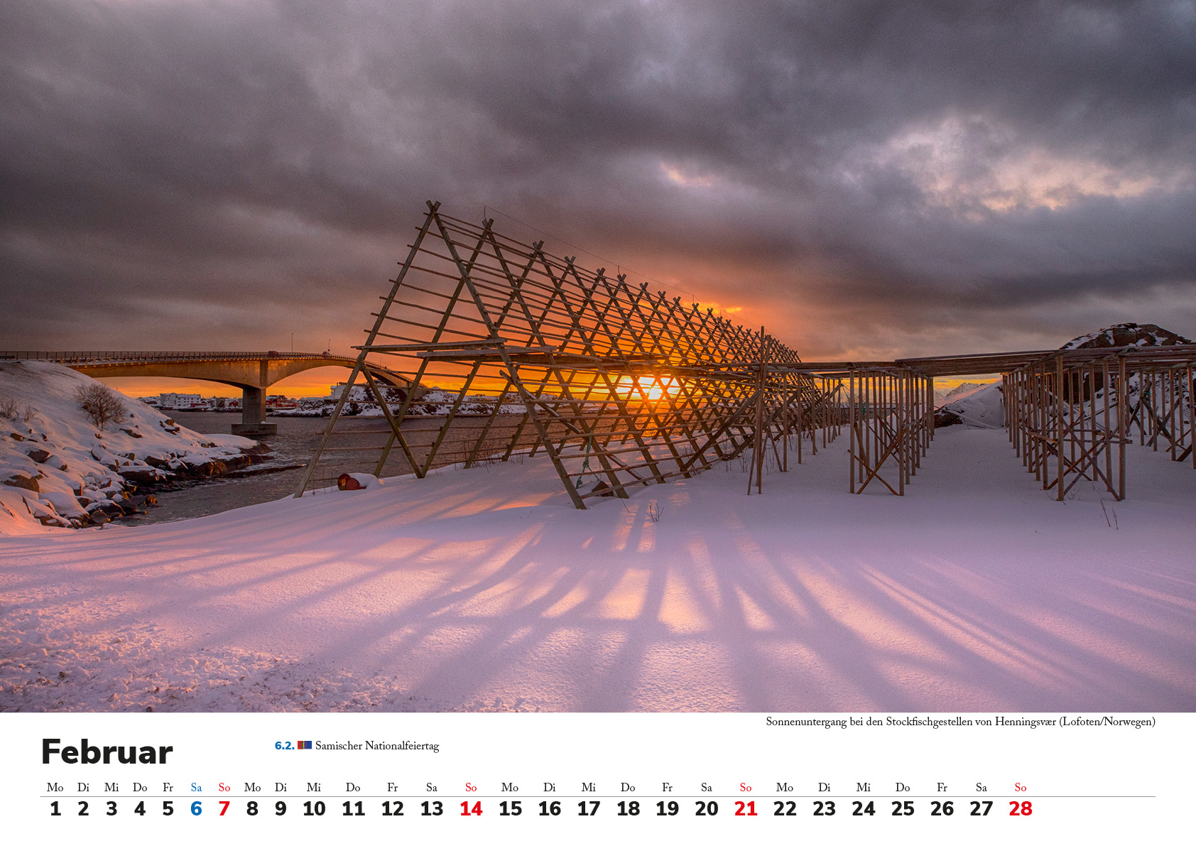 Wandkalender: Skandinavien 2027 - Sonnenseiten – Bild 3