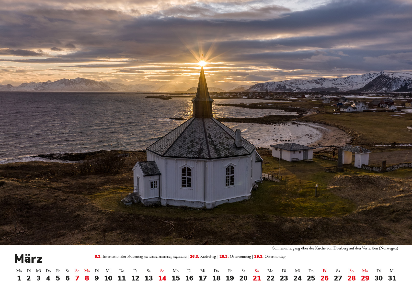 Wandkalender: Skandinavien 2027 - Sonnenseiten – Bild 4
