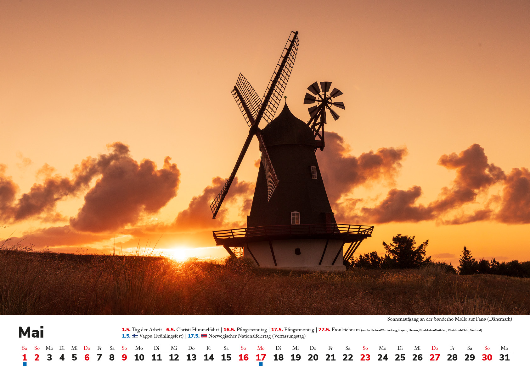 Wandkalender: Skandinavien 2027 - Sonnenseiten – Bild 6